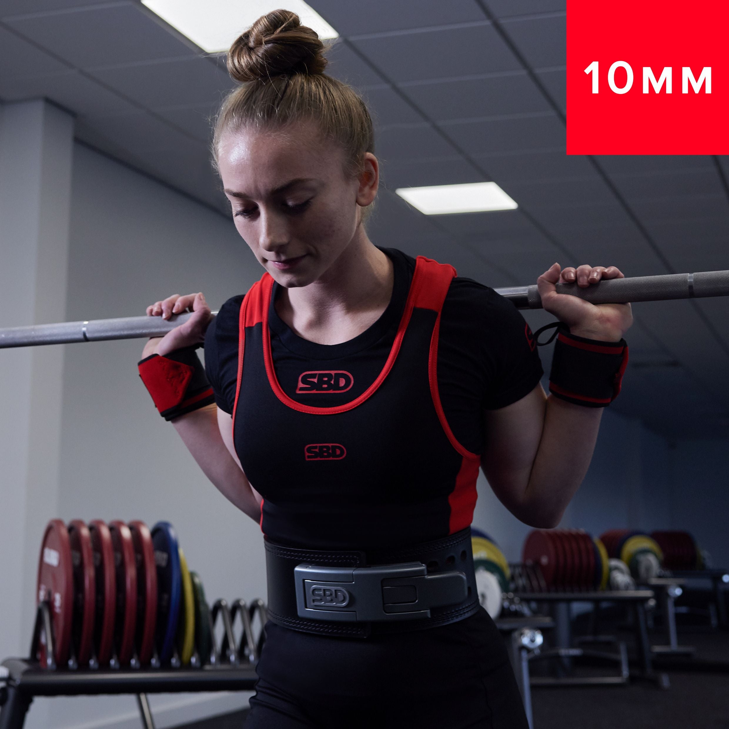 woman wearing SBD Belt (10mm)