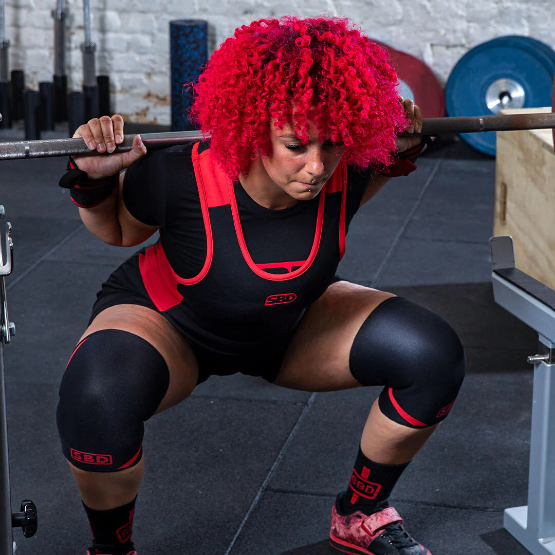 SBD Knee Sleeves women lifting weights