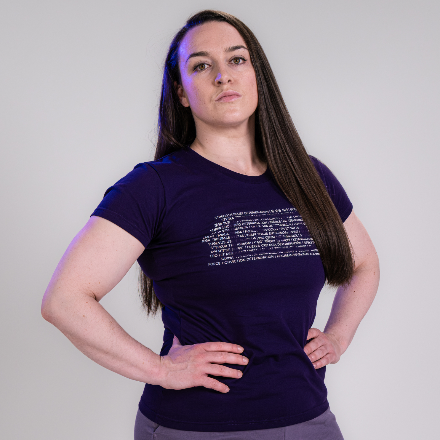 SBD Aspire Brand T-shirt Royal Purple (Ladies)