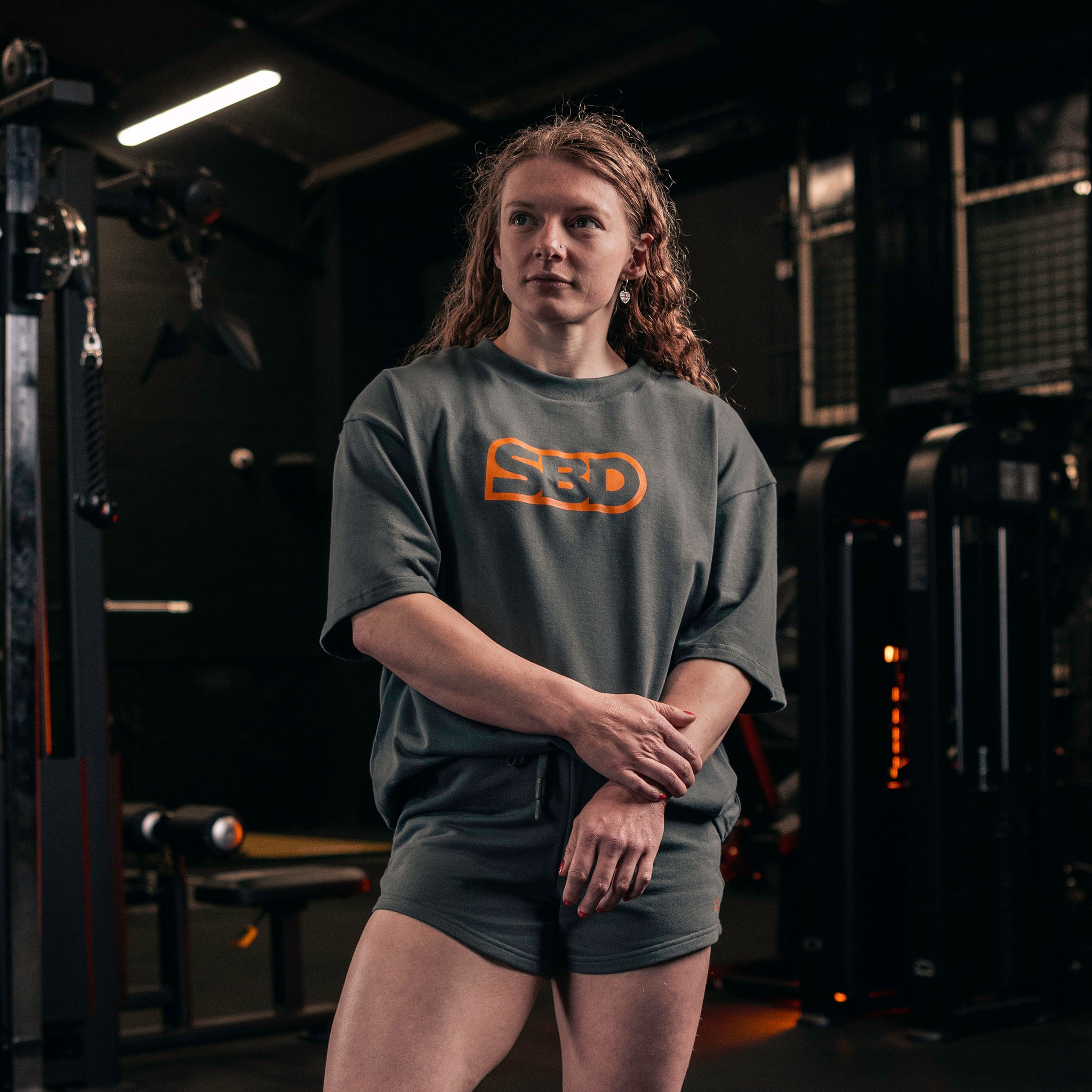 Gym Tee Oversized Workout Shirt SBD Forge Oversized T-Shirt (Unisex)