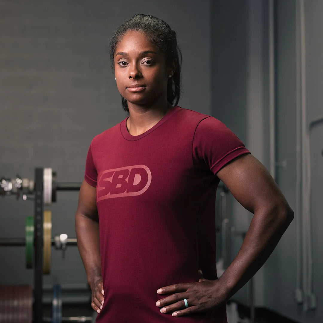 SBD Phoenix T-shirt Burgundy / Burgundy (Ladies)