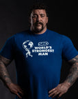 SBD 2024 World's Strongest Man T-Shirt in Blue