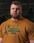 SBD 2025 World's Strongest Man T-Shirt Rust