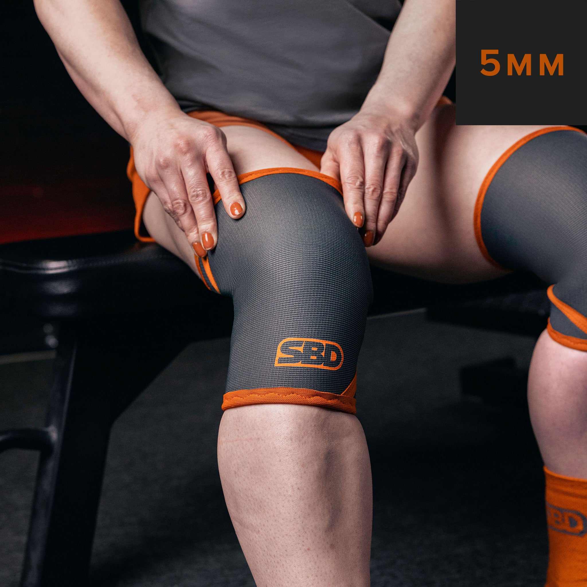 SBD Forge Weightlifting Knee Sleeves in Grey | SBD Apparel Ireland