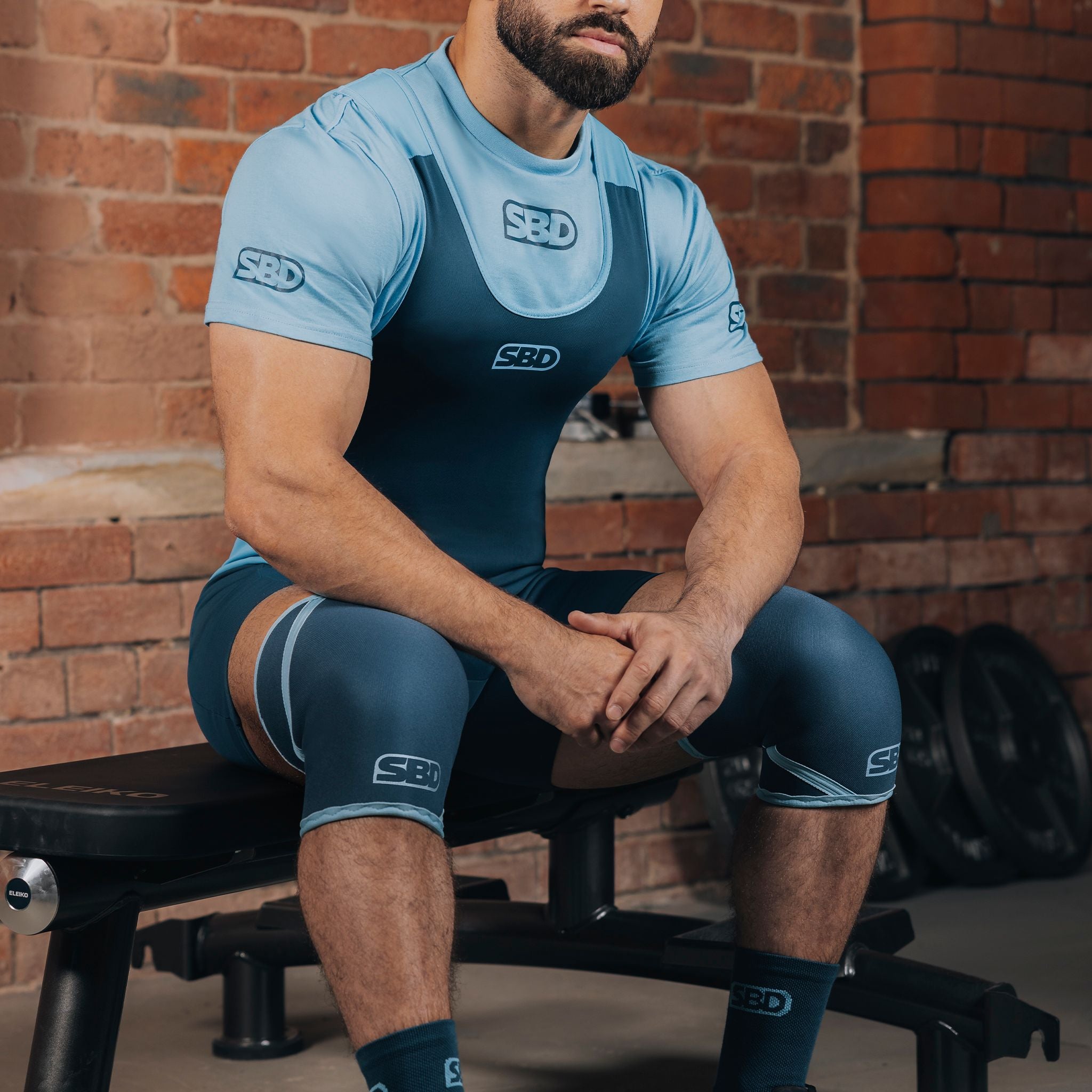 SBD Reflect Knee Sleeves (7mm) wide shot