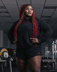 woman wearing SBD Shorts (Ladies)