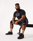 SBD Defy Weightlifting Knee Sleeves (5mm) model wearing