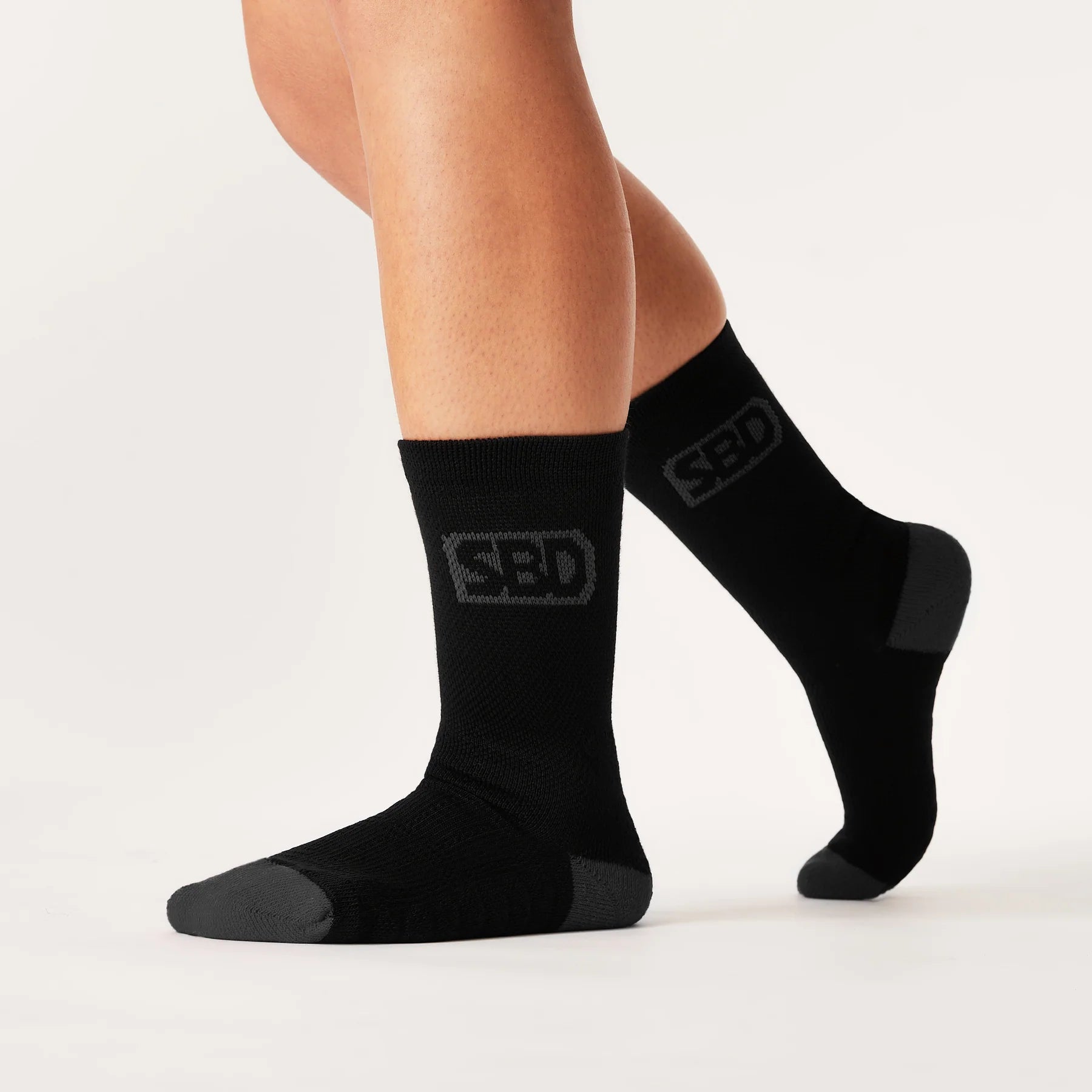 SBD Phantom All Black Sport Socks