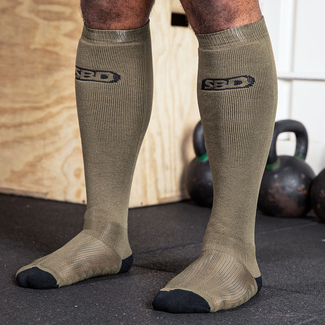 SBD Deadlift Socks Endure Green