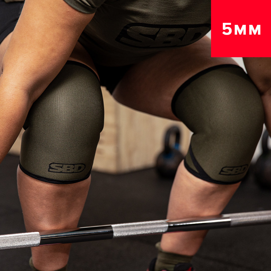 SBD Endure Weightlifting Knee Sleeves (5mm Pair) front