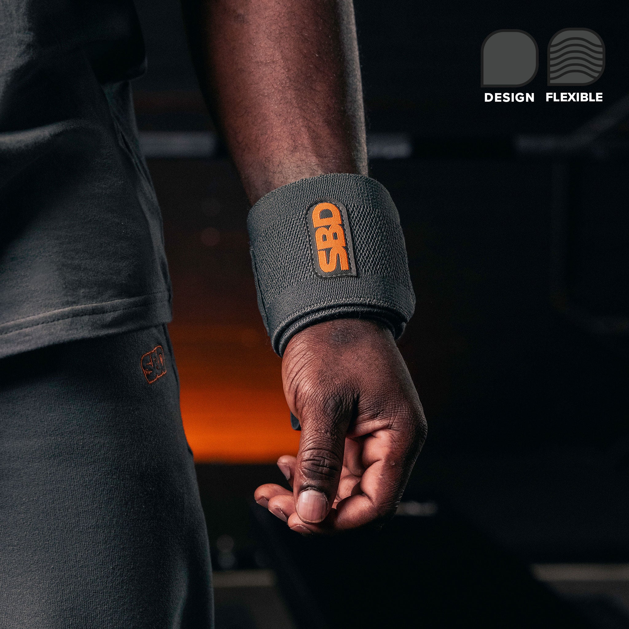 SBD Forge Wrist Wraps Grey