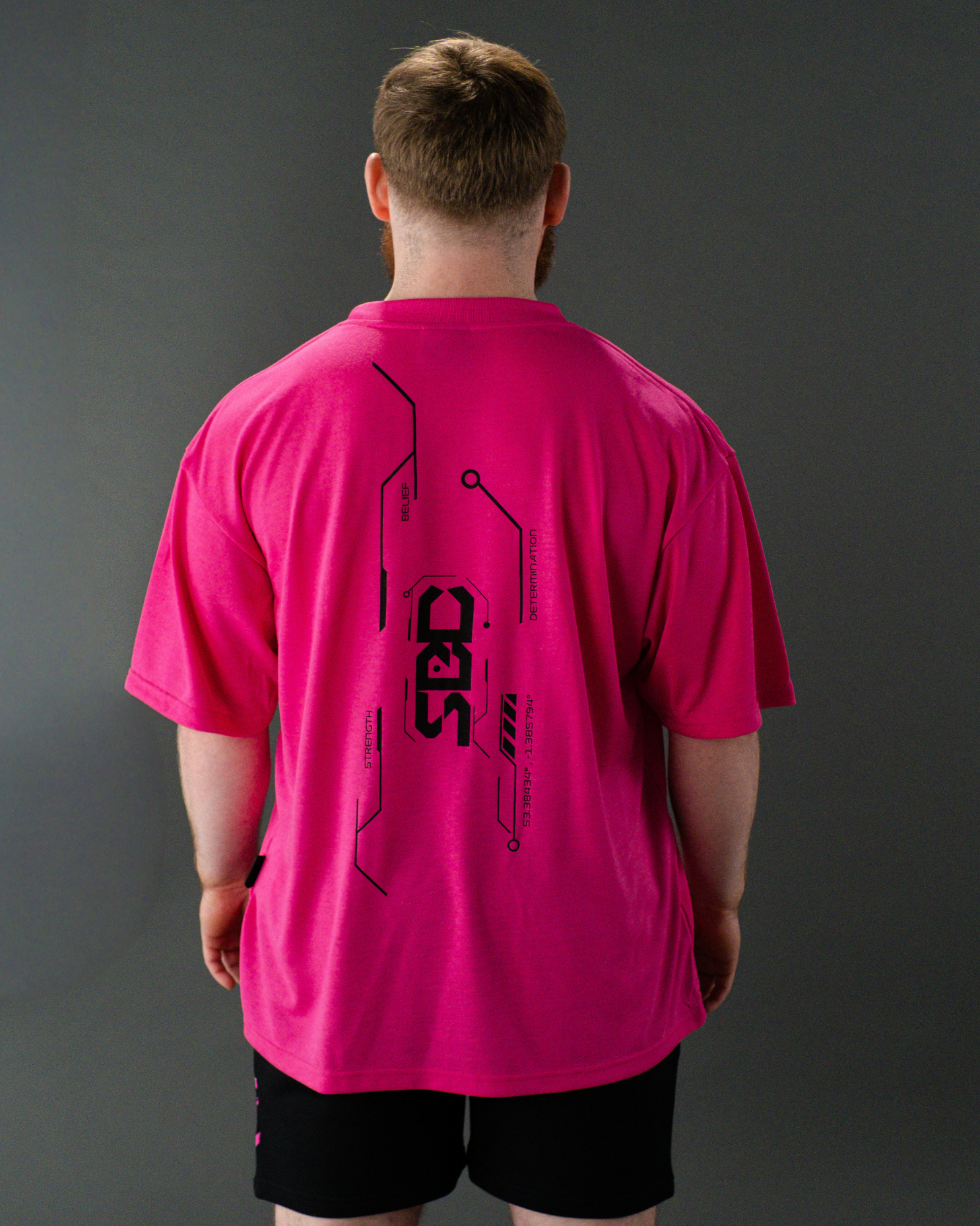 SBD Nova Oversized T-Shirt Glow Pink (Unisex)