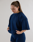 SBD Serenity Waffle-Knit Oversized T-Shirt (Unisex)