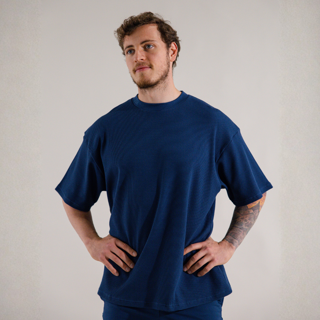 SBD Serenity Waffle-Knit Oversized T-Shirt (Unisex)