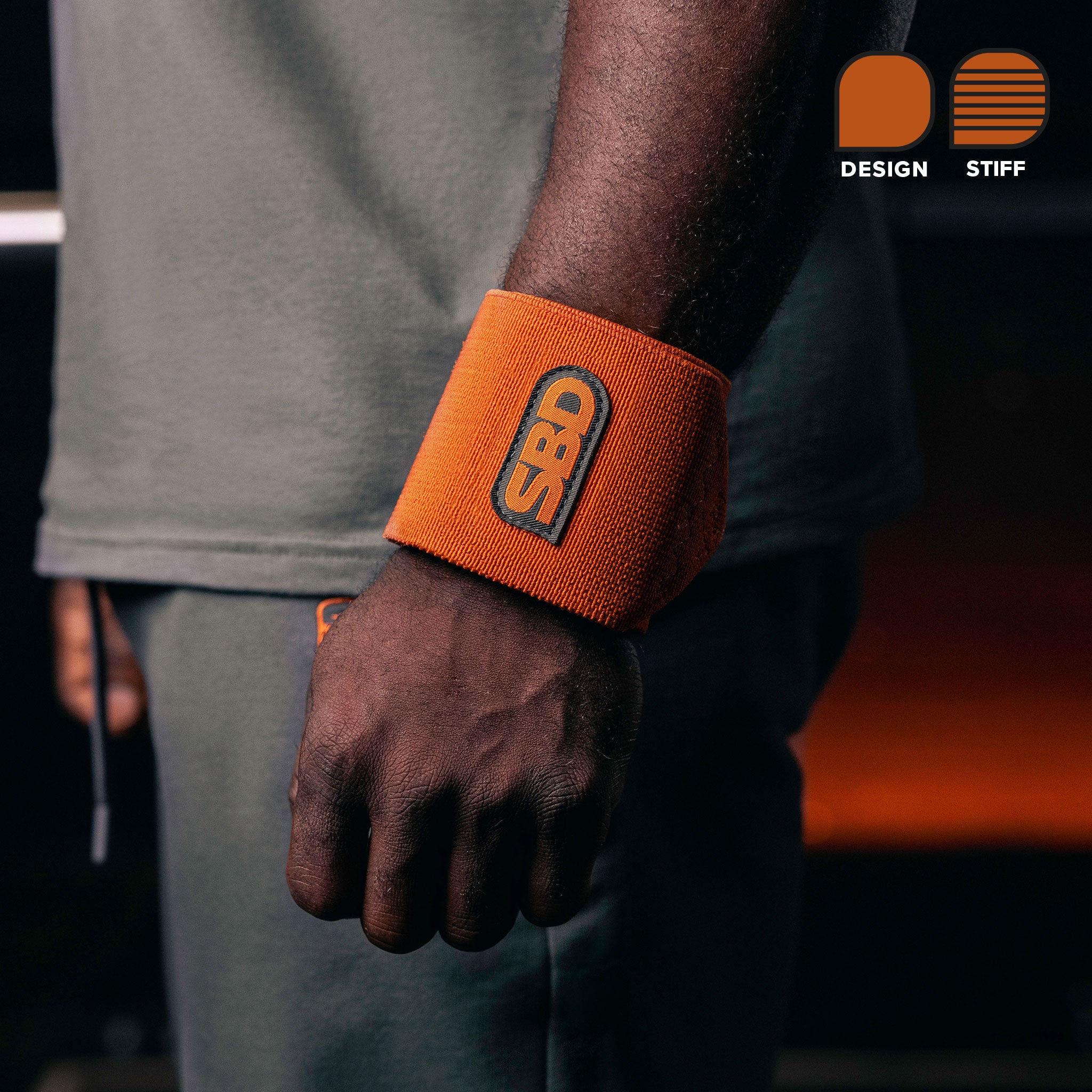 SBD Forge Wrist Wraps Orange