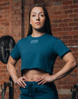 SBD Reflect Crop Top Teal (Ladies)