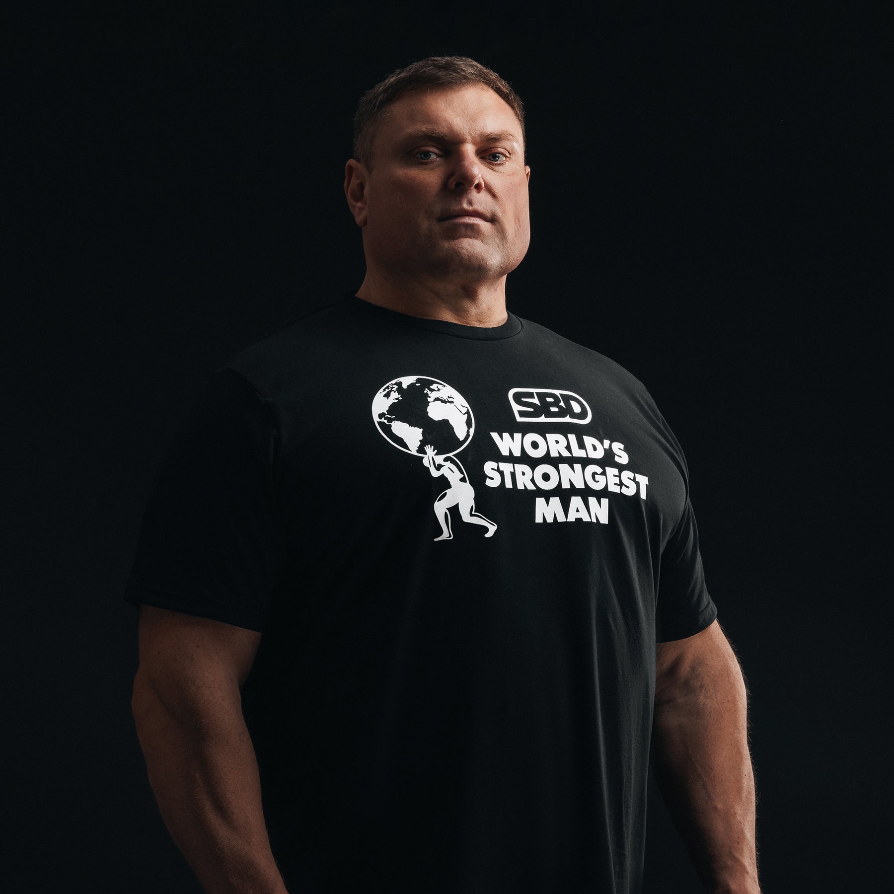 SBD 2023 World&#39;s Strongest Man T-Shirt in Black