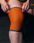 SBD Forge Weightlifting Knee Sleeves (Orange)