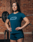 SBD Reflect Brand T-Shirt Teal (Ladies)